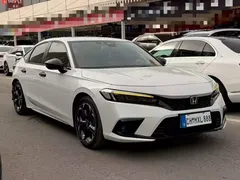 2023 Honda Civic Hatchback 240TURBO CVT, белый — фото 3