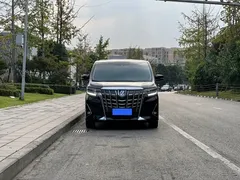 2021 Toyota Alphard Hybrid 2.5L Premium, чёрный — фото 2