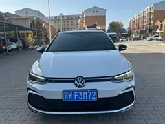 2021 Volkswagen Golf 280TSI DSG R-Line, белый — фото 1