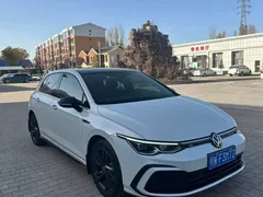2021 Volkswagen Golf 280TSI DSG R-Line, белый — фото 3
