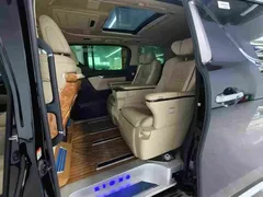 2021 Toyota Alphard Hybrid 2.5L Premium, чёрный — фото 4