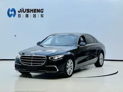 2022 Mercedes-Benz S-Class S 400 L Business, чёрный — фото 1