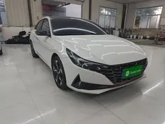 2021 Hyundai Elantra 1.5L CVT GLX Elite, белый — фото 4