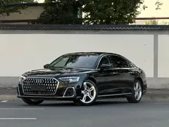 2023 Audi A8L 50 TFSI quattro Select, чёрный — фото 1