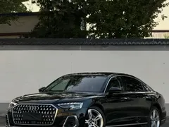 2023 Audi A8L 50 TFSI quattro Select, чёрный — фото 2