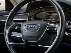 2023 Audi A8L 50 TFSI quattro Select, чёрный — фото 5