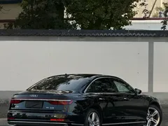 2023 Audi A8L 50 TFSI quattro Select, чёрный — фото 14