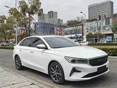 2022 Geely Emgrand 4th Gen 1.5L CVT Luxury, белый — фото 3
