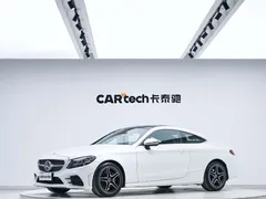 2021 Mercedes-Benz C-Class C 200 Coupe, белый — фото 1