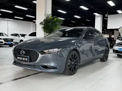 2022 Mazda 3 2.0L AT Obsidian Black, синий — фото 1