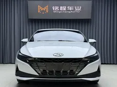 2022 Hyundai Elantra 240TGDi DCT LUX Premium, белый — фото 2