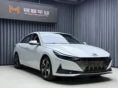 2022 Hyundai Elantra 240TGDi DCT LUX Premium, белый — фото 3