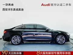 2021 Audi A6L 45 TFSI Sport, чёрный — фото 3