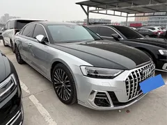 2021 Audi A8L 50 TFSI quattro Comfort, чёрный — фото 3
