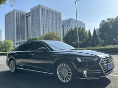 2021 Audi A8L 50 TFSI quattro Comfort, чёрный — фото 6