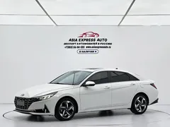 2022 Hyundai Elantra 1.5L CVT LUX Premium, белый — фото 1