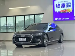 2021 Audi A8L 60 TFSI quattro Premium, чёрный — фото 1
