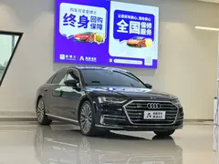 2021 Audi A8L 60 TFSI quattro Premium, чёрный — фото 3