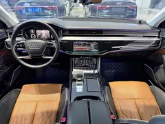 2021 Audi A8L 60 TFSI quattro Premium, чёрный — фото 7