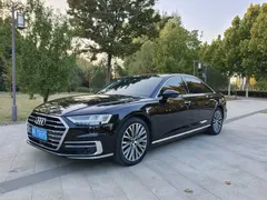 2022 Audi A8L 55 TFSI quattro Luxury, чёрный — фото 1