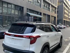 2023 Kia Seltos 1.5L CVT Luxury, белый — фото 6