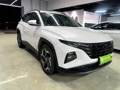 2023 Hyundai Tucson L 1.5T AT 2WD LUX Premium, белый — фото 4