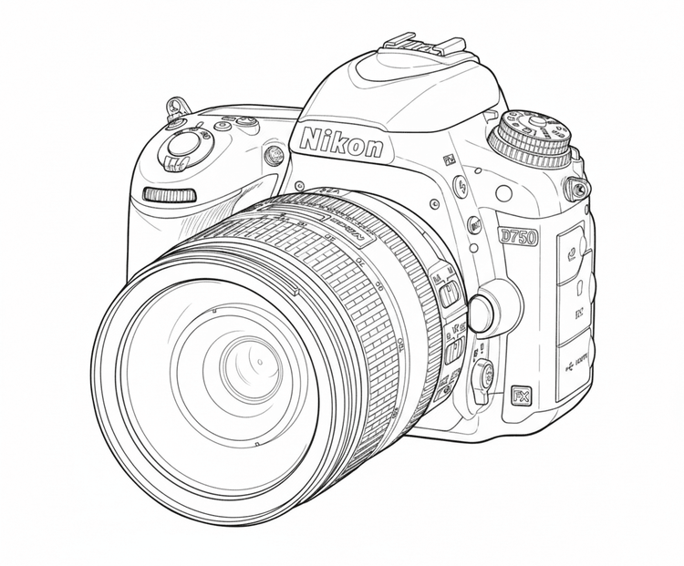 Nikon D750 Product Shot