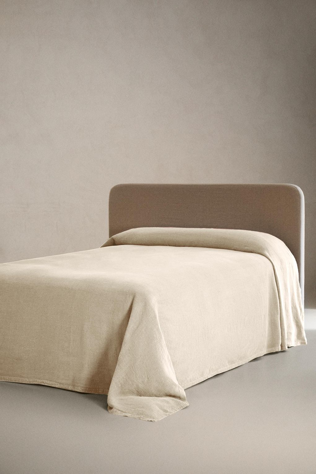 Покрывало ZARA HOME 1160/006, бежевый, 230 x 250 см. Фото 2.