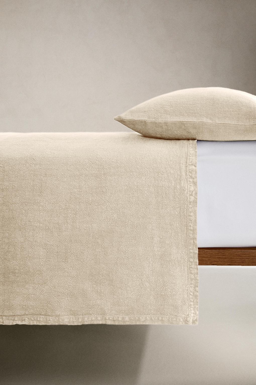 Покрывало ZARA HOME 1160/006, бежевый, 230 x 250 см. Фото 3.