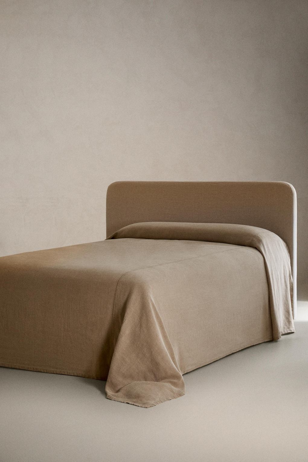 Покрывало ZARA HOME 1170/006, бежевый, 230 x 250 см. Фото 2.