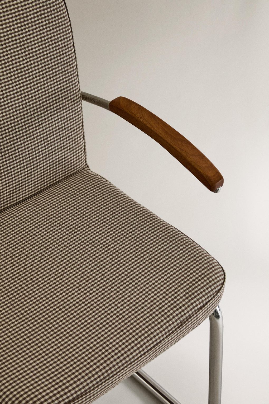 Стул ZARA HOME 6671/073, коричневый, 83.5 x 53 x 53.5 cm. Фото 3.