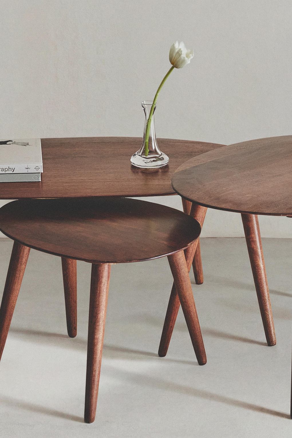 Приставной столик ZARA HOME 9279/072, коричневый, 40 x 117 x 55 cm. Фото 6.