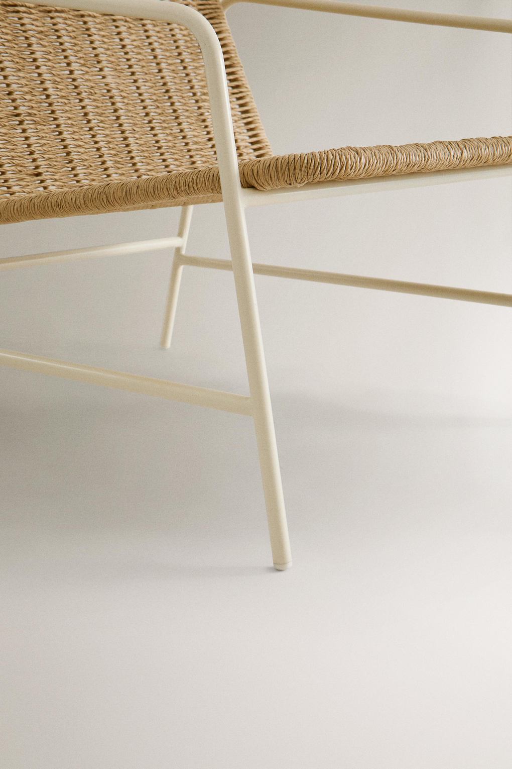 Стул ZARA HOME 8385/073, бежевый;белый, 80 x 65 x 77 cm. Фото 5.