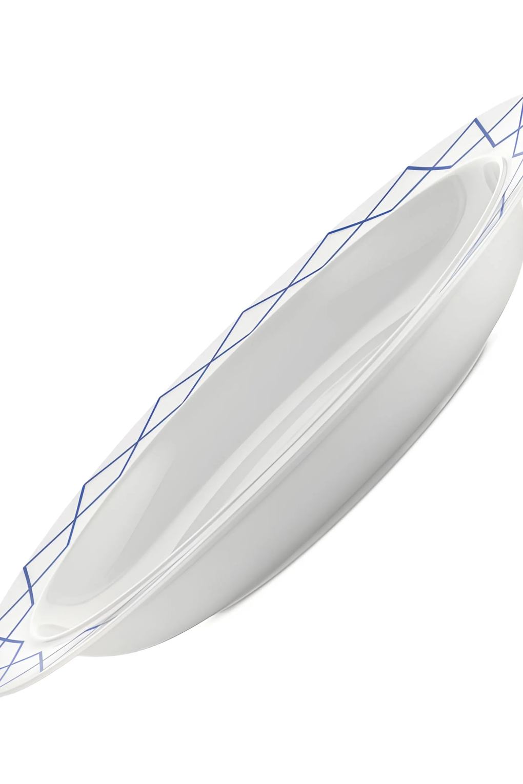 сервировочное блюдо с геометричным принтом Alessi My beaut china. Фото 2.