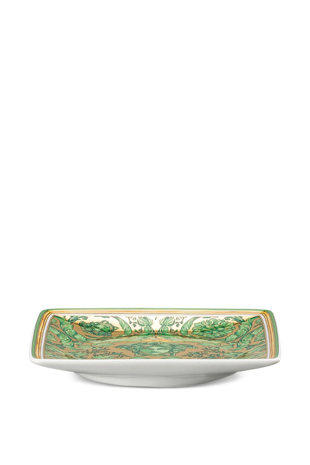 Глубокая тарелка из коллаборации с Versace Medusa garland rosenthal, 12 x 12 см. Фото 2.
