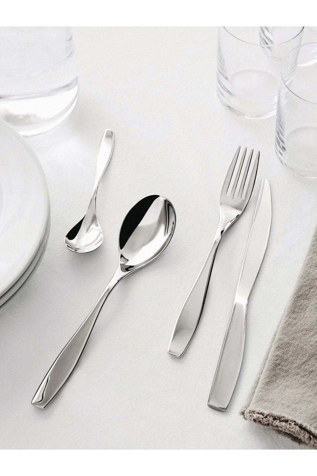 Набор из шести столовых приборов Alessi Duna. Фото 2.