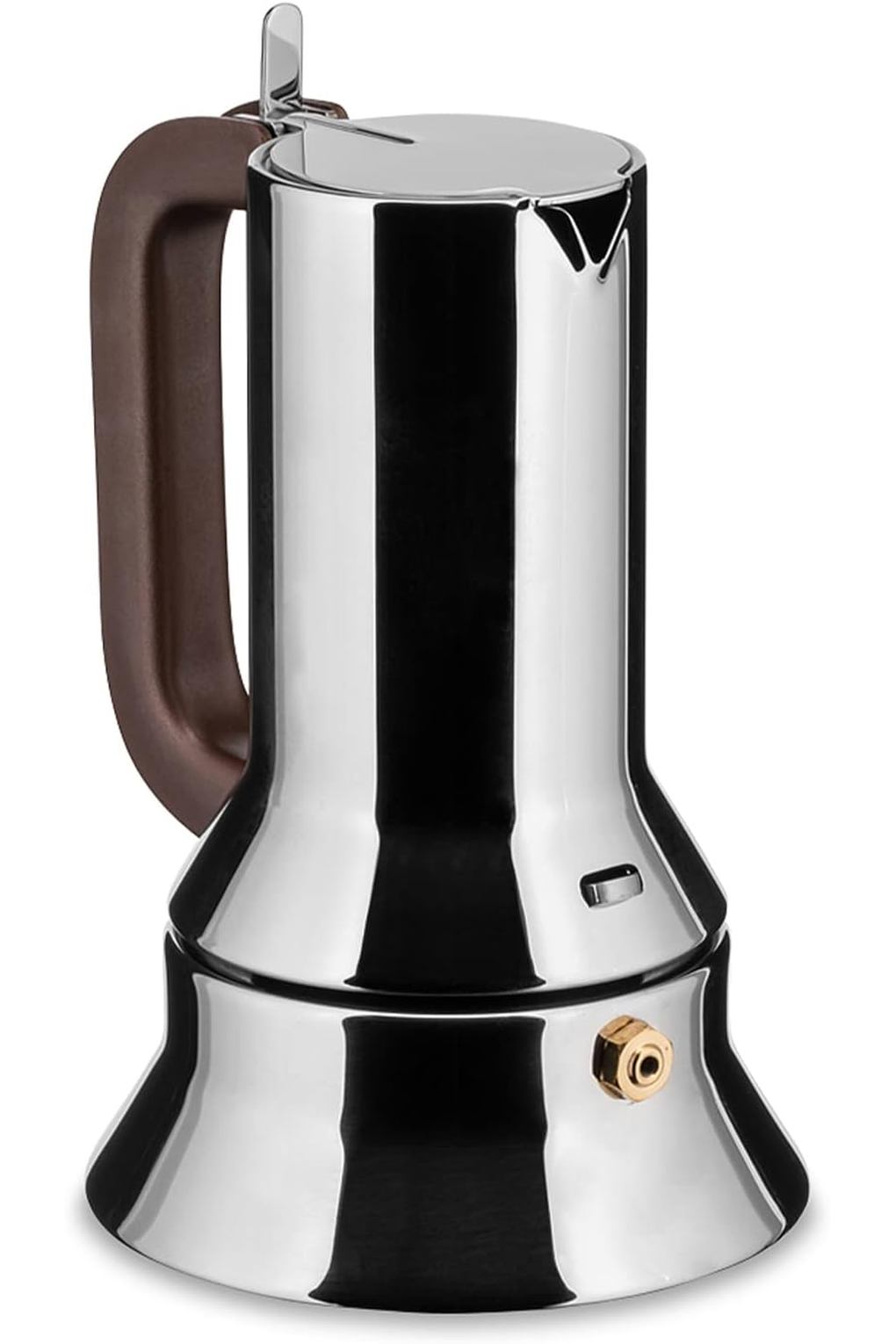 Гейзерная кофеварка Alessi Espresso Coffee Maker in 18/10 Stainless Steel with Mirror Polished. Фото 2.