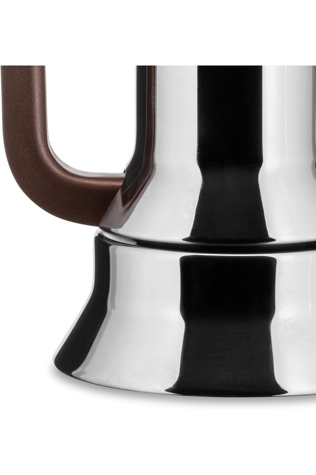 Гейзерная кофеварка Alessi Espresso Coffee Maker in 18/10 Stainless Steel with Mirror Polished. Фото 4.