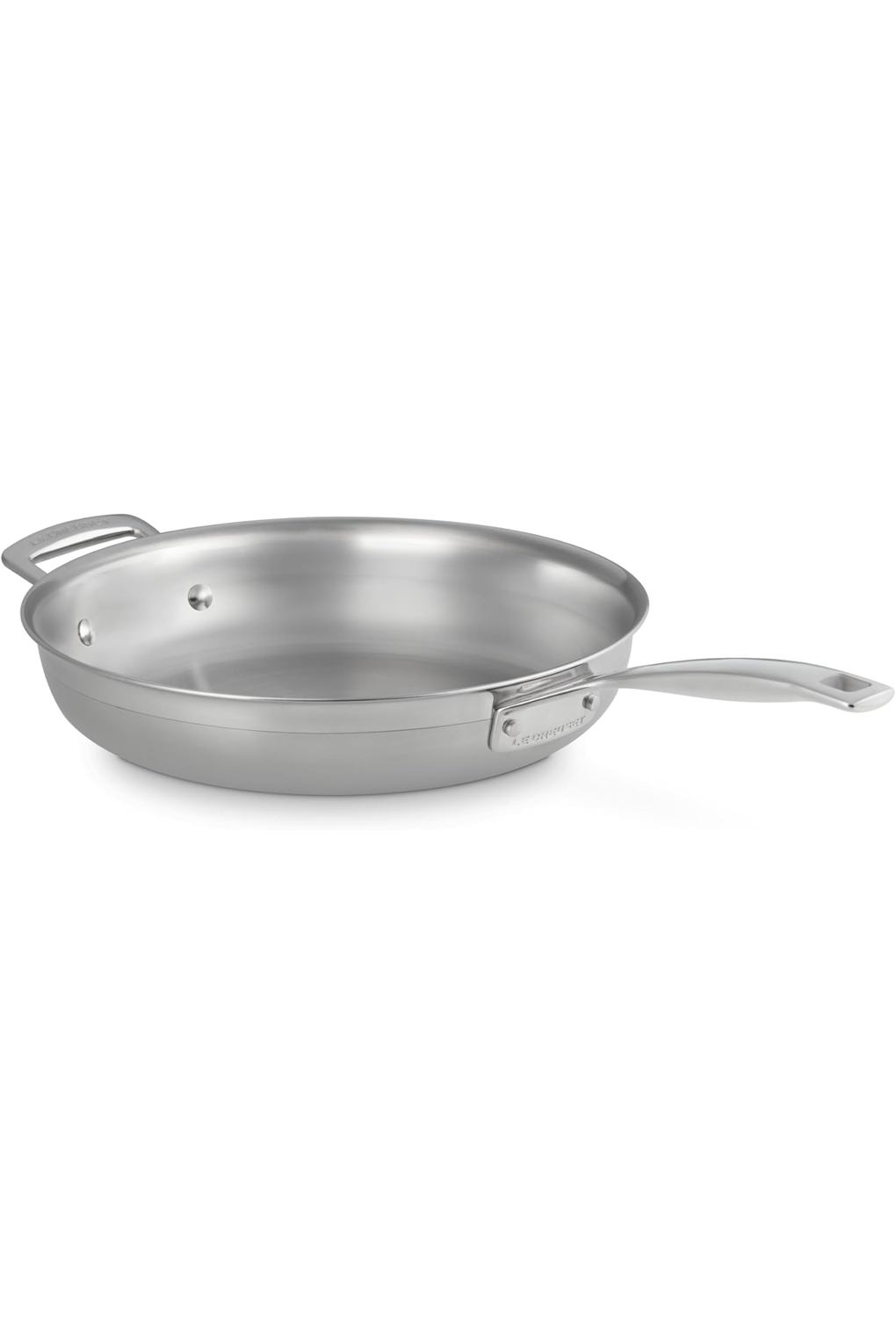 Вок LE CREUSET B0038ONICM-BUNDLE нержавеющая сталь 28 см. Фото 2.
