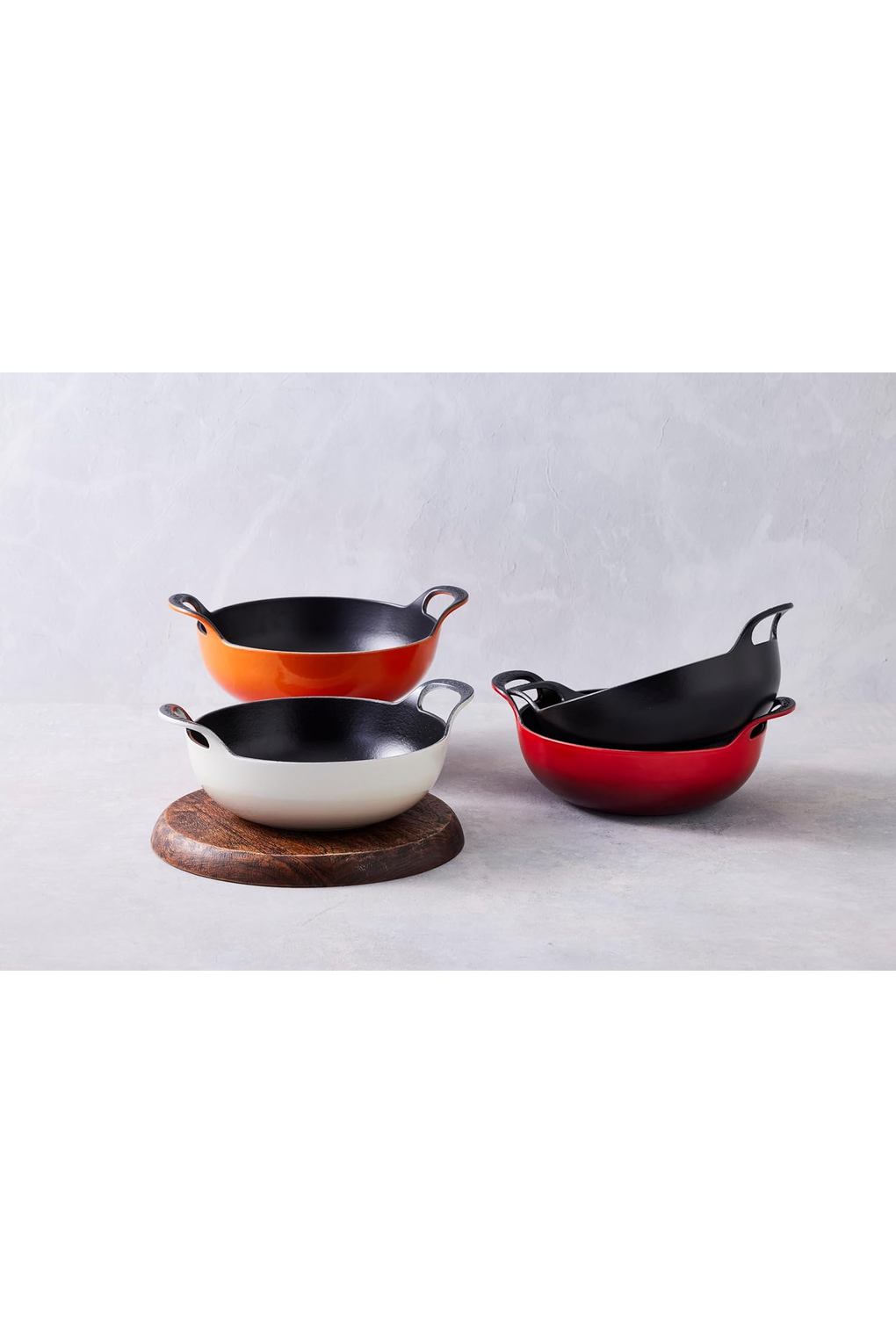 Вок LE CREUSET B00F34PRMO-BUNDLE чугун 24 см. Фото 6.