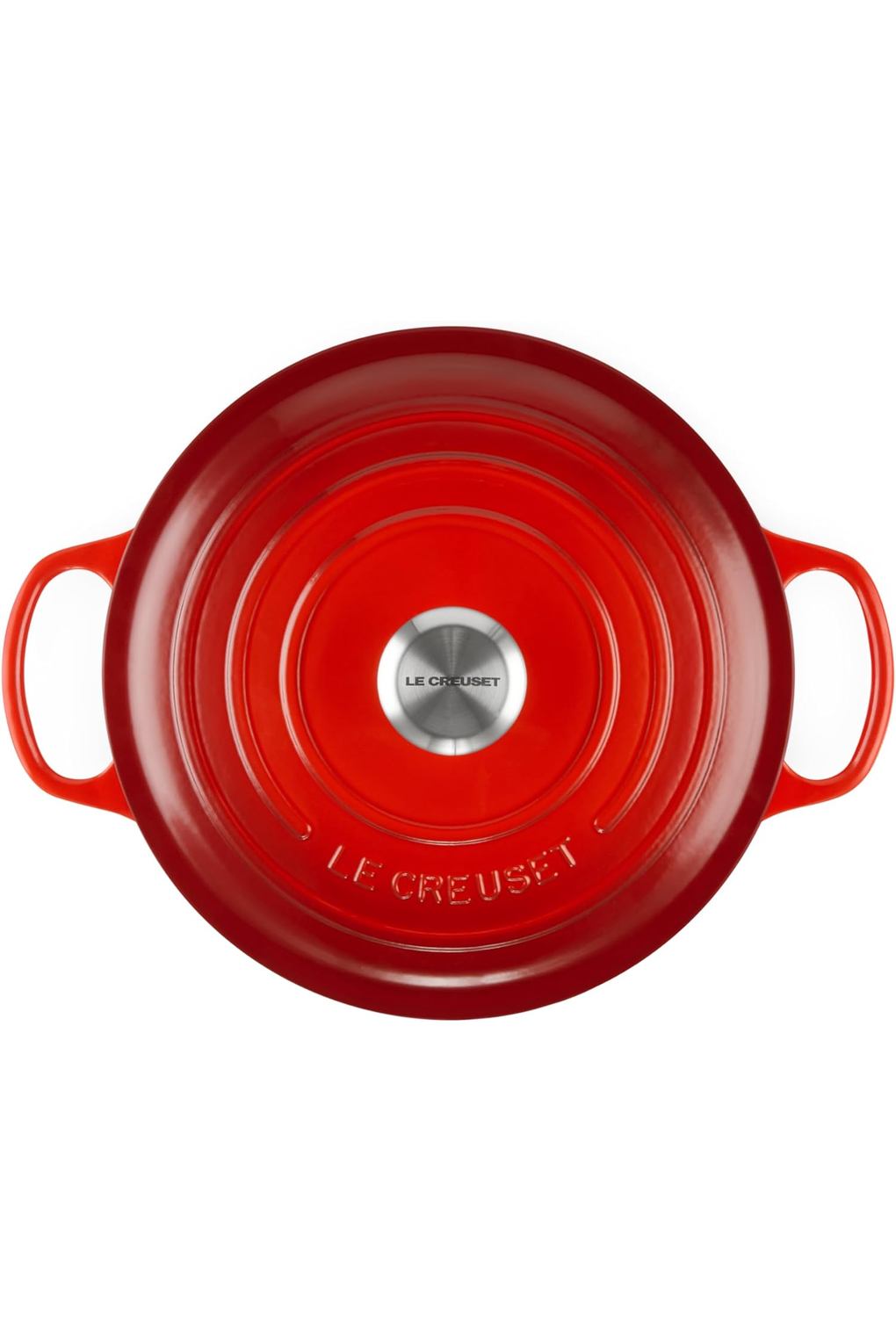 Кастрюля LE CREUSET B00US0G54M-BUNDLE чугун 5,5 л красная. Фото 2.