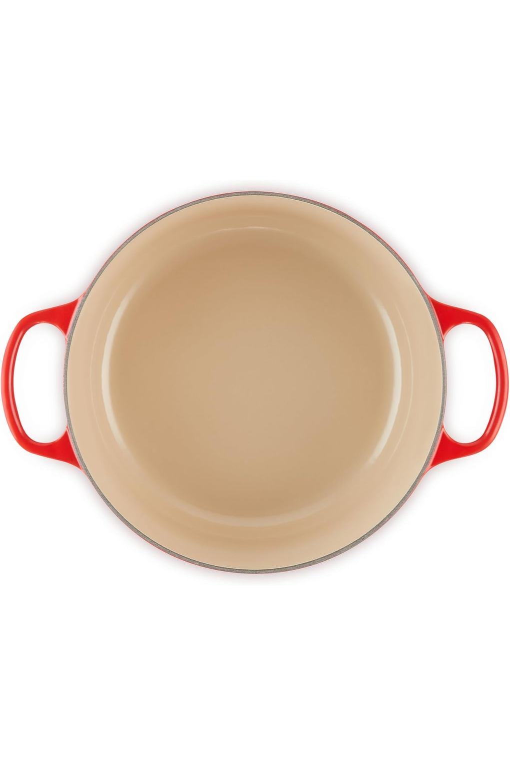Кастрюля LE CREUSET B00US0G54M-BUNDLE чугун 5,5 л красная. Фото 3.