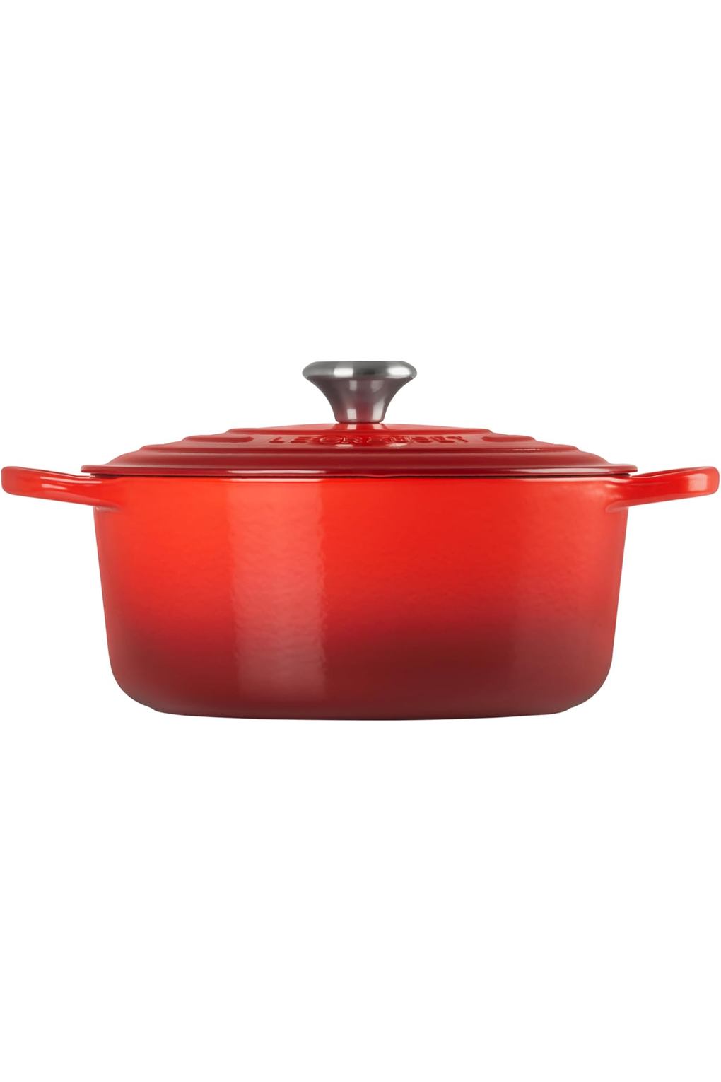 Кастрюля LE CREUSET B00US0G54M-BUNDLE чугун 5,5 л красная. Фото 4.