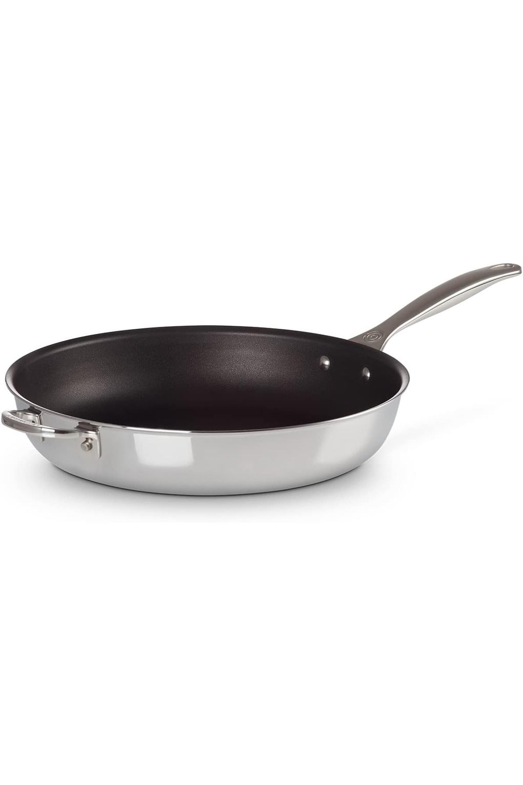 Сковорода LE CREUSET B00I9B3GA8-BUNDLE нержавеющая сталь 32 см. Фото 2.