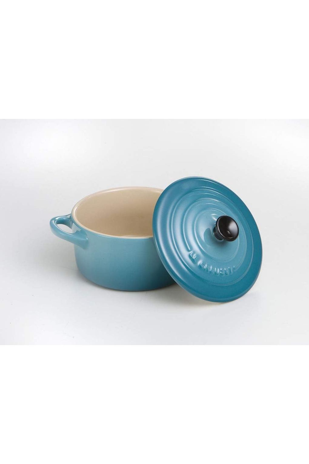 Кастрюля LE CREUSET B08XZJYFMN-BUNDLE керамика 0,25 л синяя. Фото 3.