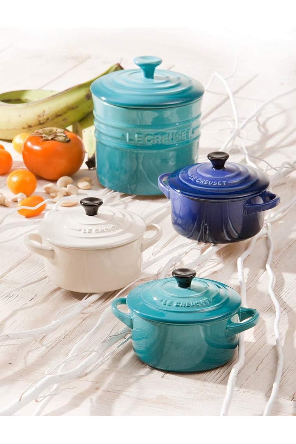 Кастрюля LE CREUSET B08XZJYFMN-BUNDLE керамика 0,25 л синяя. Фото 4.