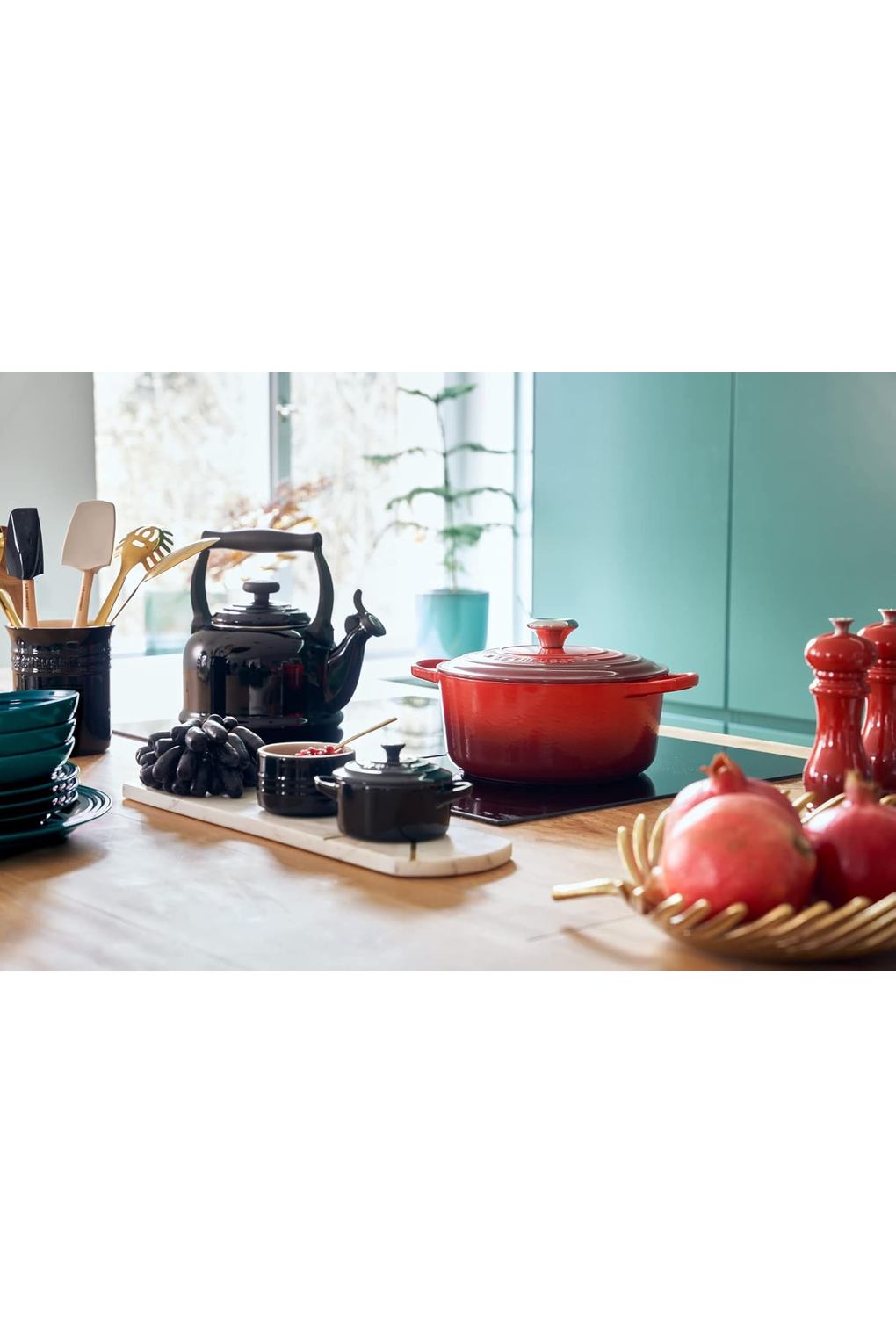 Кастрюля LE CREUSET B08XZJYFMN-BUNDLE керамика 1 л черная. Фото 6.