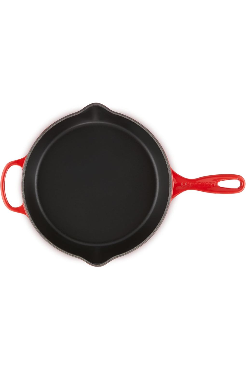 Вок LE CREUSET B07RPVHC66 чугун бордовый 26 см. Фото 5.
