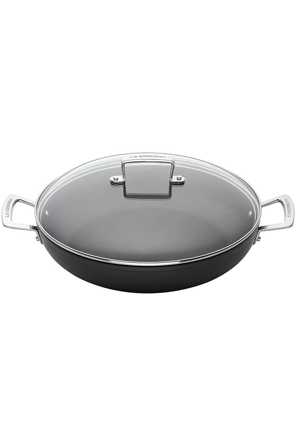 Вок LE CREUSET B0824BH6BL-BUNDLE алюминиевый сплав 24 см. Фото 2.