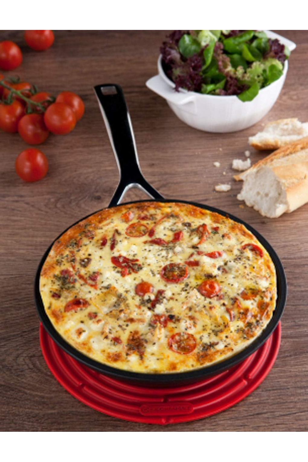 Сковорода LE CREUSET B0824B7RMD-BUNDLE алюминий 22 см. Фото 6.